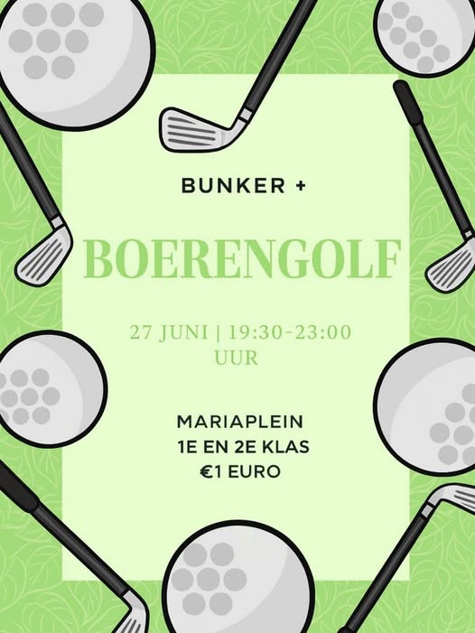 Bunkeravond -> Boerengolf @ Mariaplein